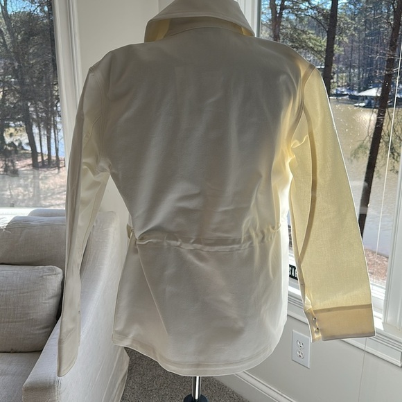 NWT Amour Vert Rylee Organic Cotton Jacket, Medium, Ivory - Picture 5 of 9
